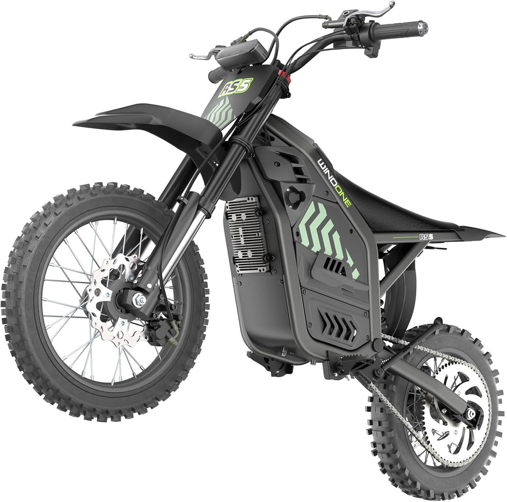 Electric Dirt Bike, 2200W 37MPH Electric Motorcycle, 48V/22.5Ah