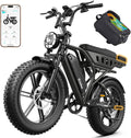 1500W Peak Electric Dirt Bike – 20" All-Terrain Fat Tire E-Bike with UL 2849 Certification