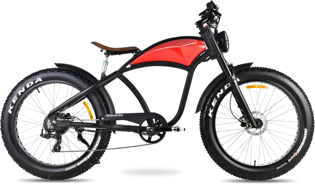 3000W High-Speed Electric Mountain Bike – 7-Speed Fat Tire E-Bike with Dual Shock Absorbers