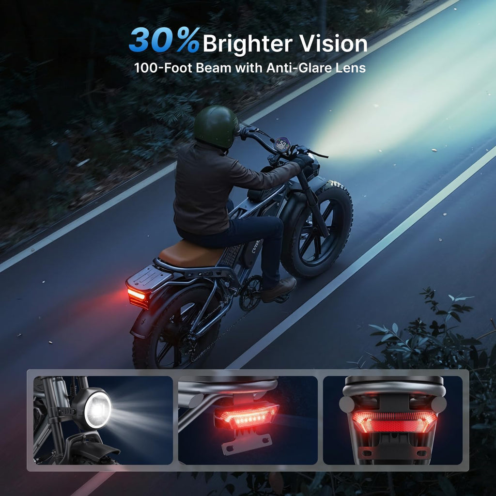 Electric Bike for Adults,2000W Peak Motor&28MPH Electric Dirt Bike，48V 20AH/35AH/60AH