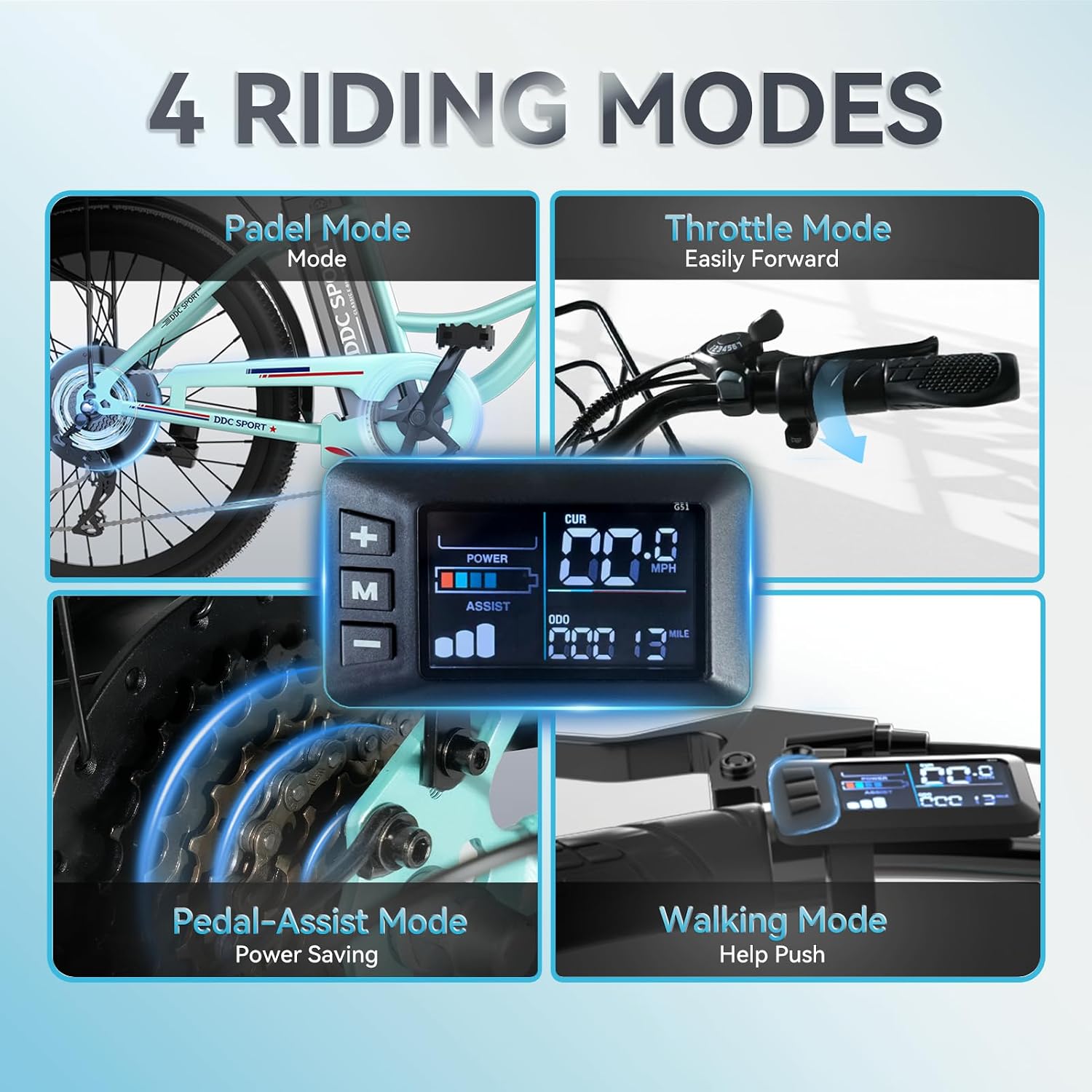 700W Peak Step-Through City Cruiser Electric Bike | 24" Wheel 374.4Wh Battery E-Bike with Front Basket