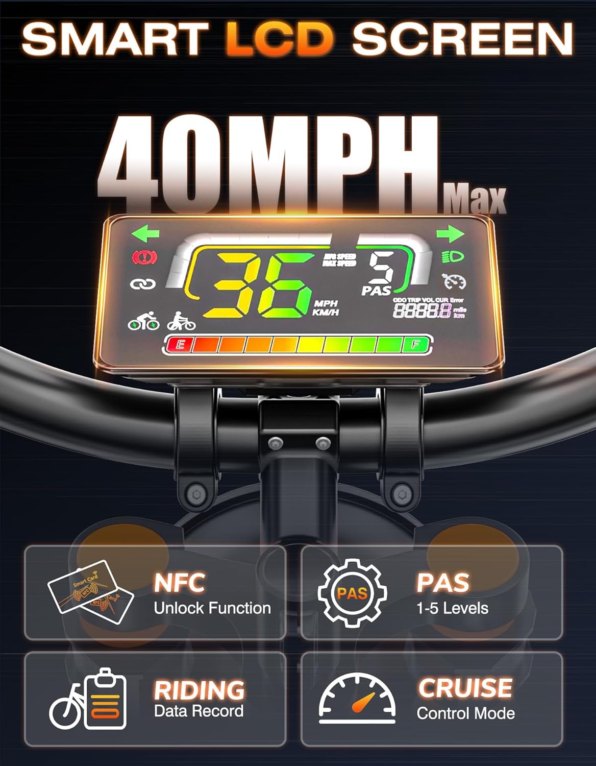 Electric Bike for Adults, 60V 30Ah