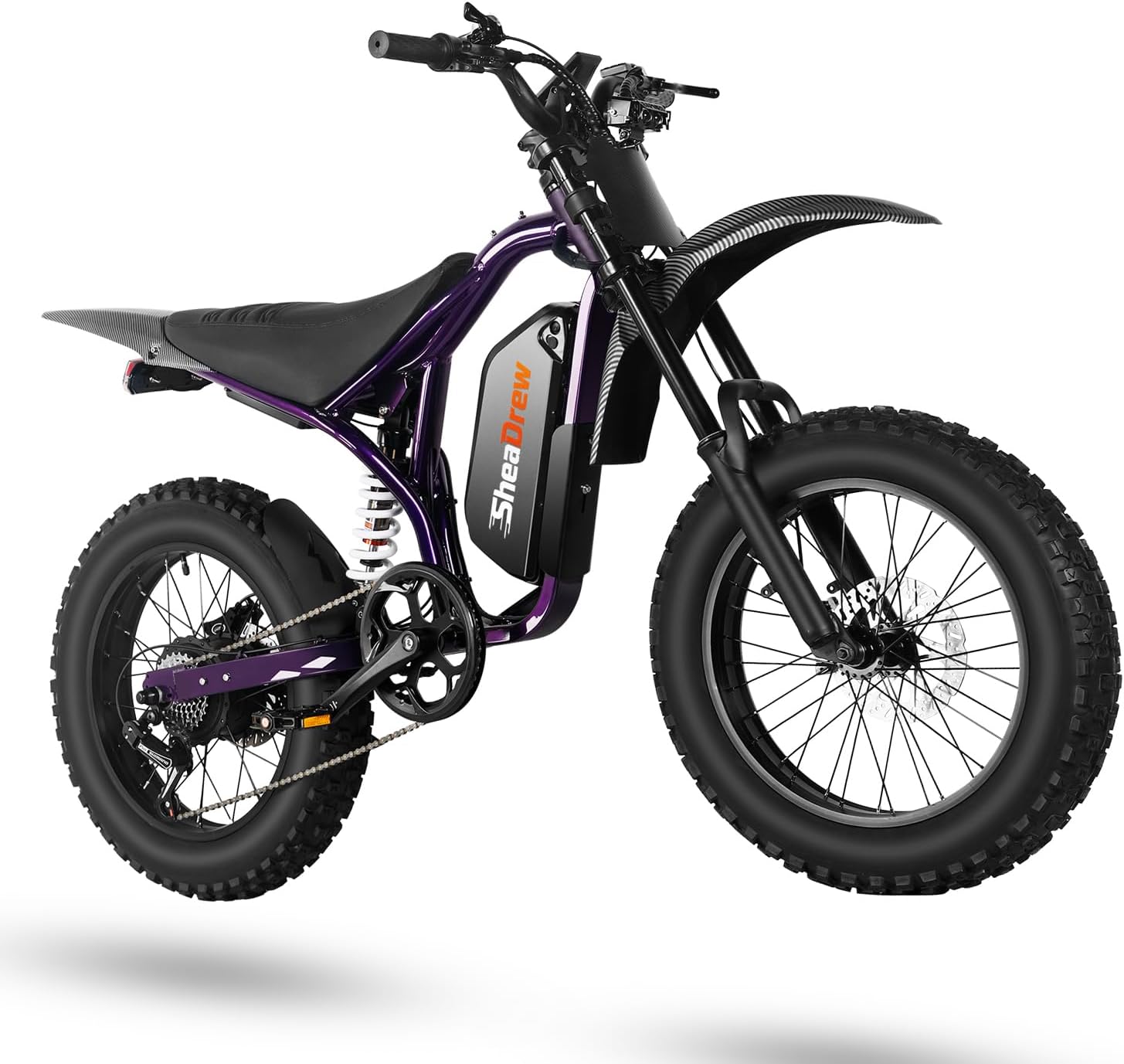 High-Performance Off-Road Electric Dirt Bike | 50MPH Peak Adult & Teen E-Bike