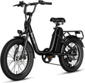 Step-Thru Fat Tire Adult Electric Bike – 1800W Peak, 28 MPH, Up to 90-Mile Range, 20" All-Terrain Wheels & 7-Speed Drivetrain