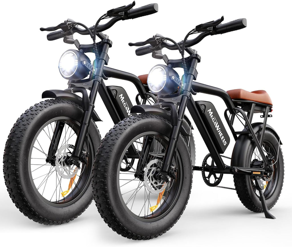 20" All-Terrain Fat Tire Electric Bike – 1500W Peak Full Suspension Moped-Style E-Bike (UL 2849 Certified)