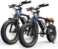 20" All-Terrain Fat Tire Electric Bike – 1500W Peak Full Suspension Moped-Style E-Bike (UL 2849 Certified)