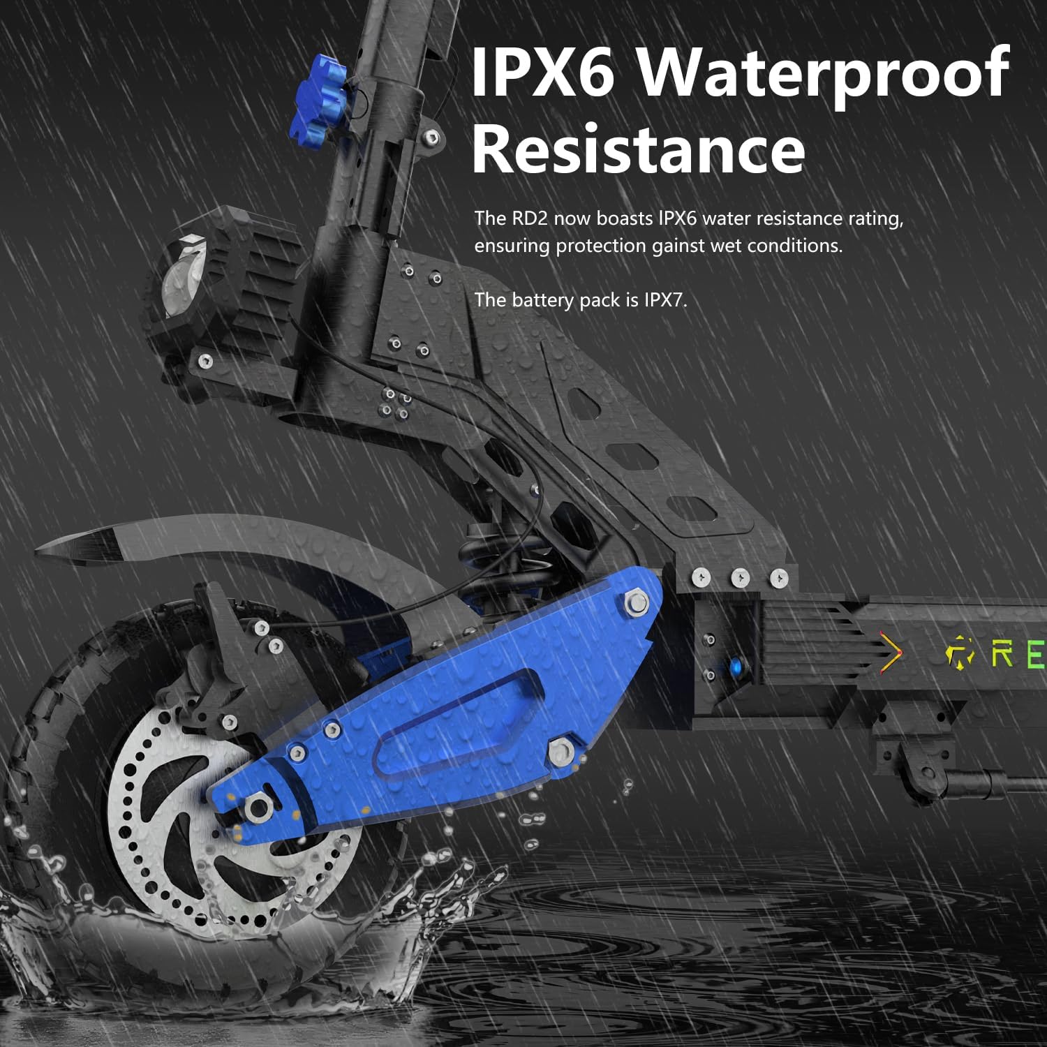 5000W Dual Motor Off-Road Electric Scooter | 50 MPH High-Performance Adult Scooter