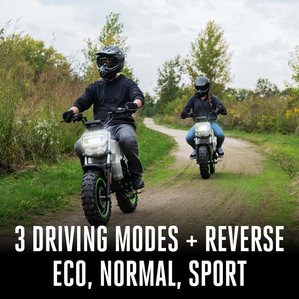 Rear-Suspension Adult Electric Mini Bike – Dual Battery Ports, High-Output Motor (Tool Only)