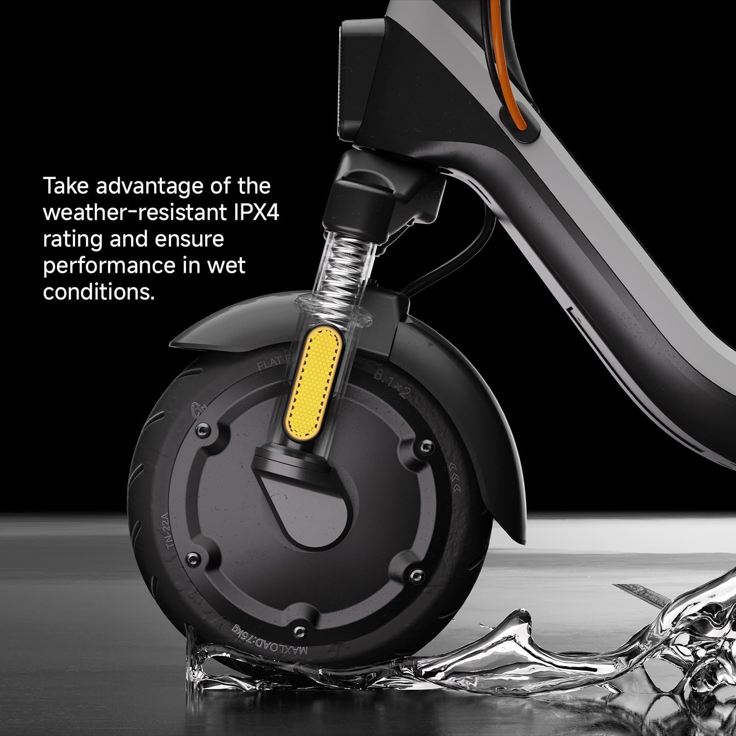 Ninebot E2 Plus II/E2 Pro/E3 Pro Electric Scooter, 15.5–20 MPH, Long Range, Dual Elastomer Suspension