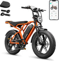 Electric Bike for Adults, 1500W Peak Motor 60 Miles Fat Tire Ebike with 48V 15Ah