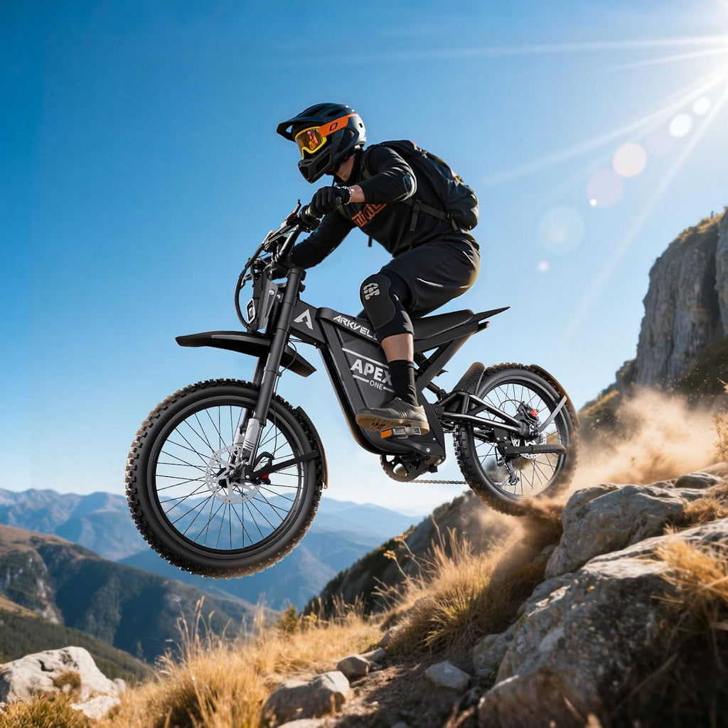 Electric Dirt Bike for Adults Mountain Motorcycle with 1536Wh