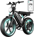 1500W Peak All-Terrain Fat Tire Electric Bike – UL 2849 Certified 48V 15Ah Power System