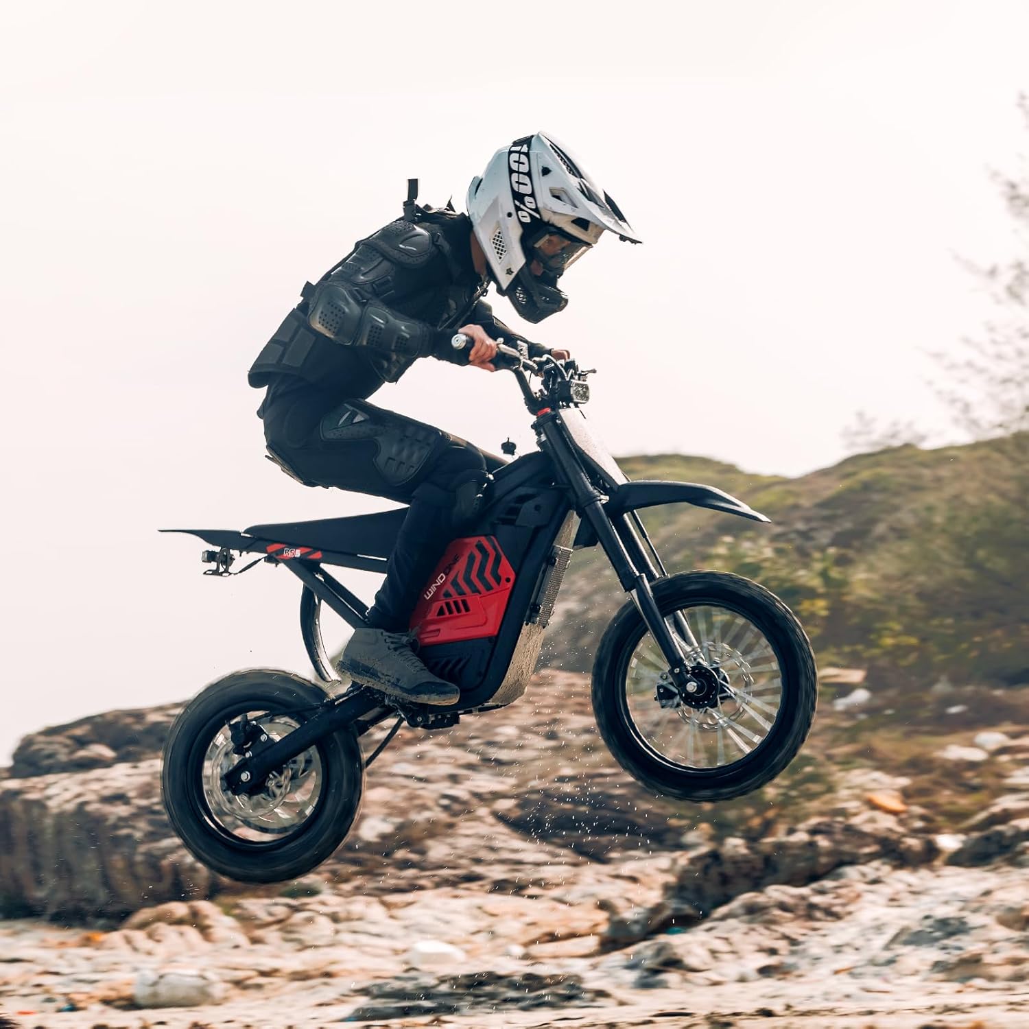 Electric Dirt Bike, 2200W 37MPH Electric Motorcycle, 48V/22.5Ah