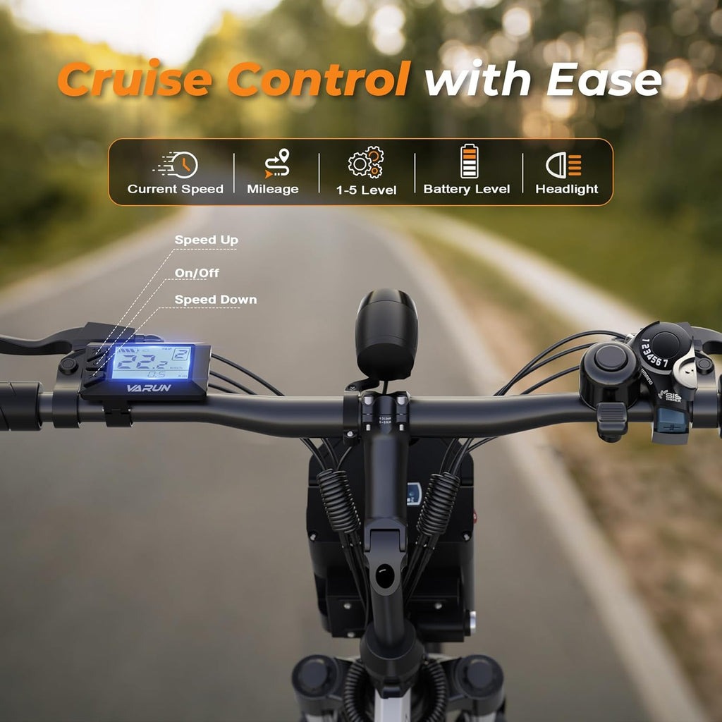 26" Folding Adult Electric Bike – 750W Peak, 20 MPH, Up to 50-Mile Range, Full Suspension & Dual Disc Brakes (UL 2849 Certified)