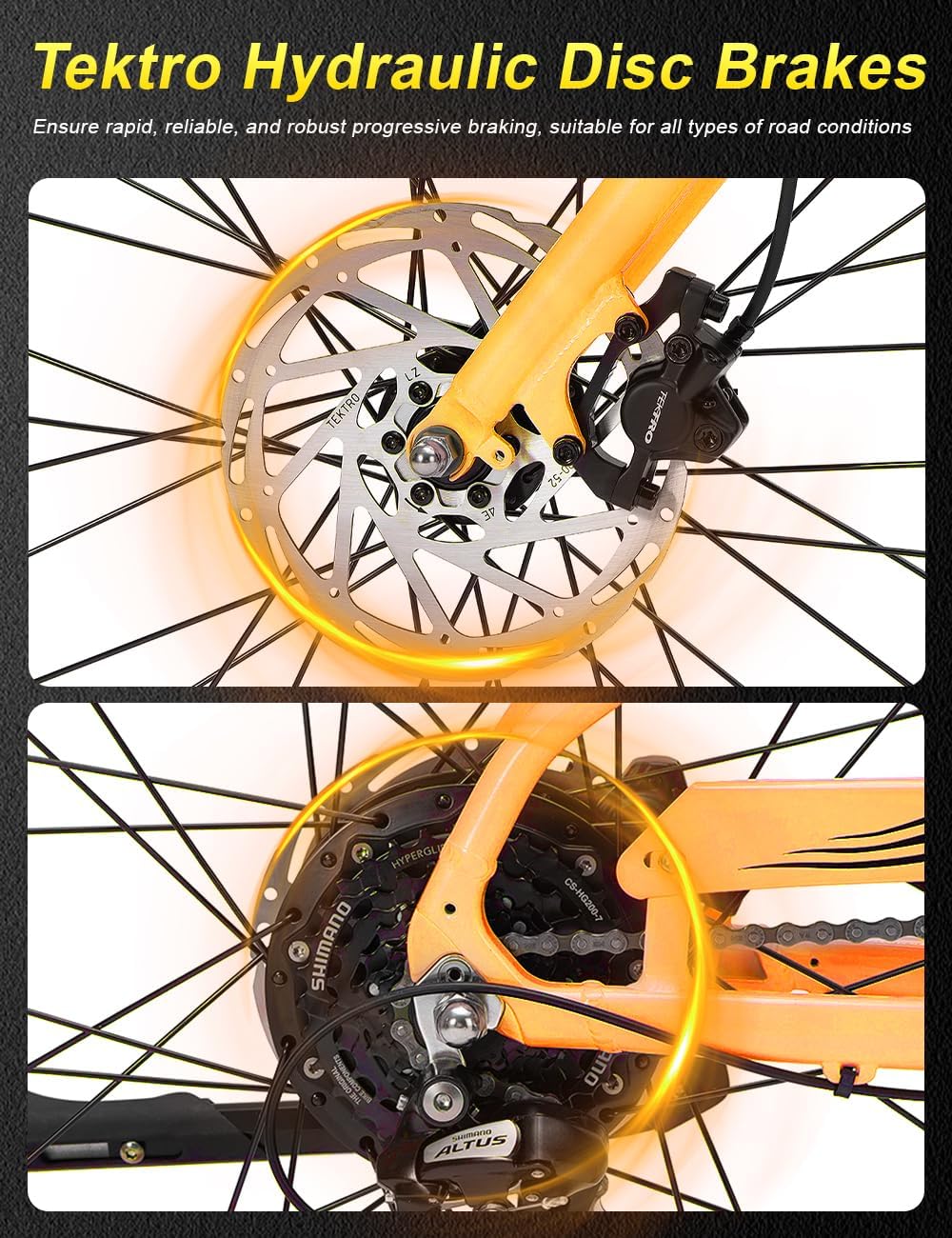 Electric All-Terrain Commuter Bike | 750W Peak Motor & 26" Fat Tires