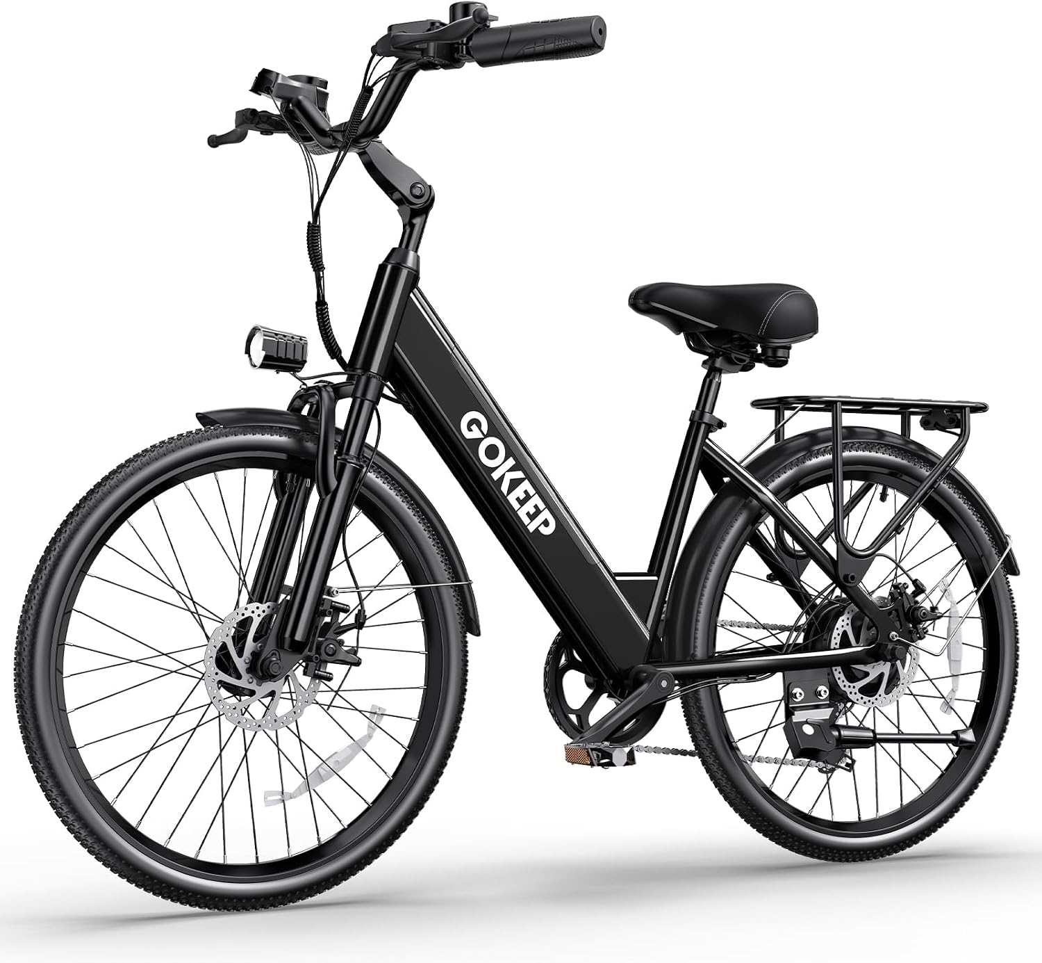 26" All-Terrain Electric Bike – 1300W Peak High-Comfort Commuter & Mountain E-Bike