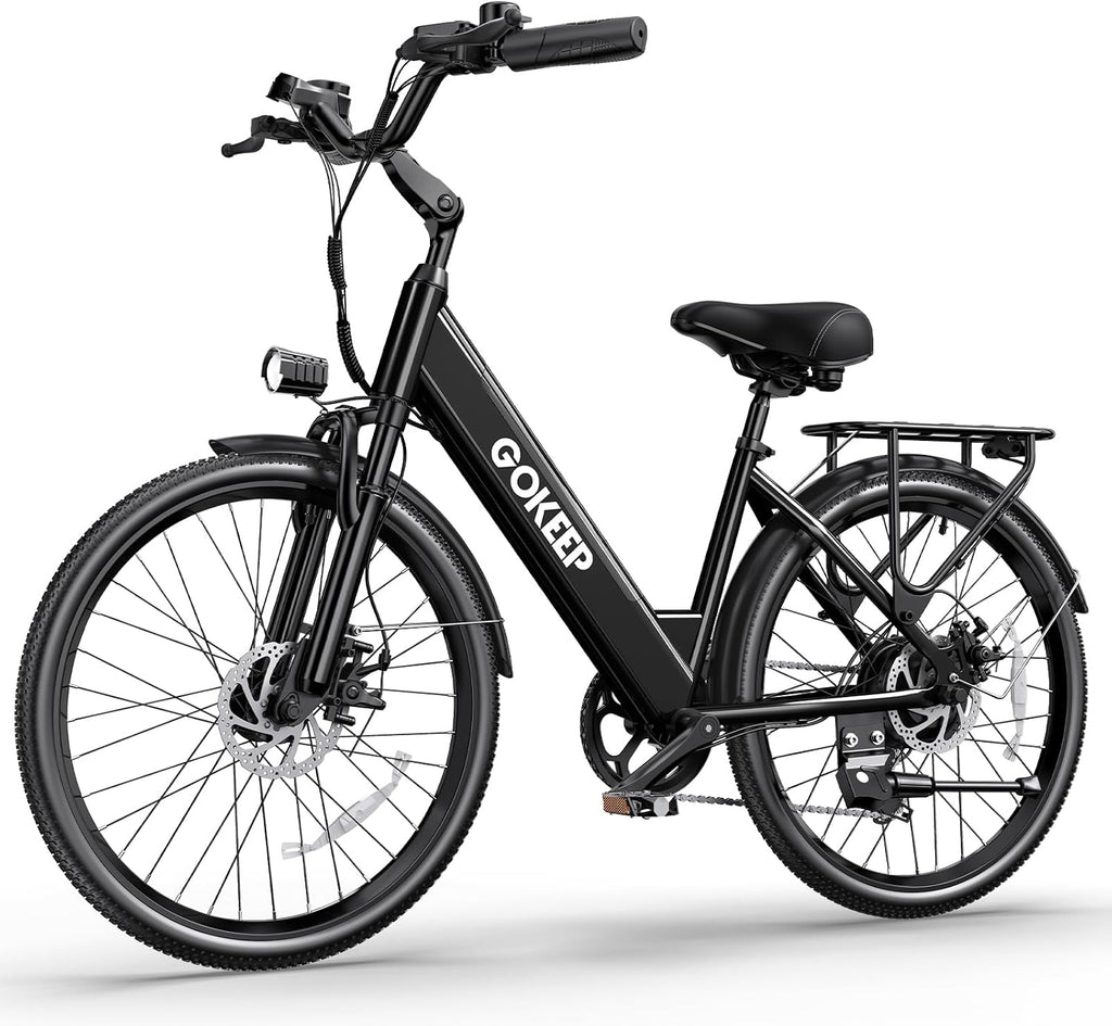 26" All-Terrain Electric Bike – 1300W Peak High-Comfort Commuter & Mountain E-Bike