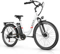 500W Step-Through Electric Cruiser Bike | 26" All-Terrain City Commuter E-Bike