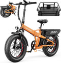 Foldable All-Terrain Fat Tire Electric Bike – 1800W Peak High-Torque Motor, 100N·m Torque, 20" x 4" Fat Tires, Dual Suspension, UL 2849 Certified