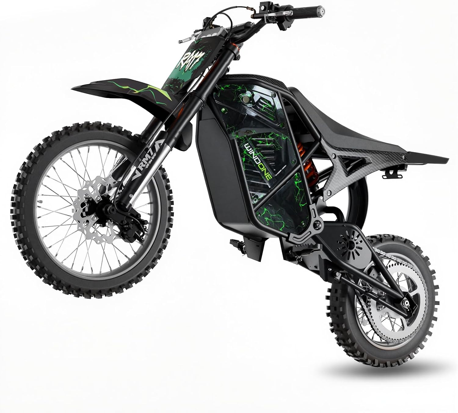 Electric Dirt Bike for Teens & Adults, 48V 22.5Ah, 37MPH & 45-Mile Electric Motorcycle, 2200W Ebike