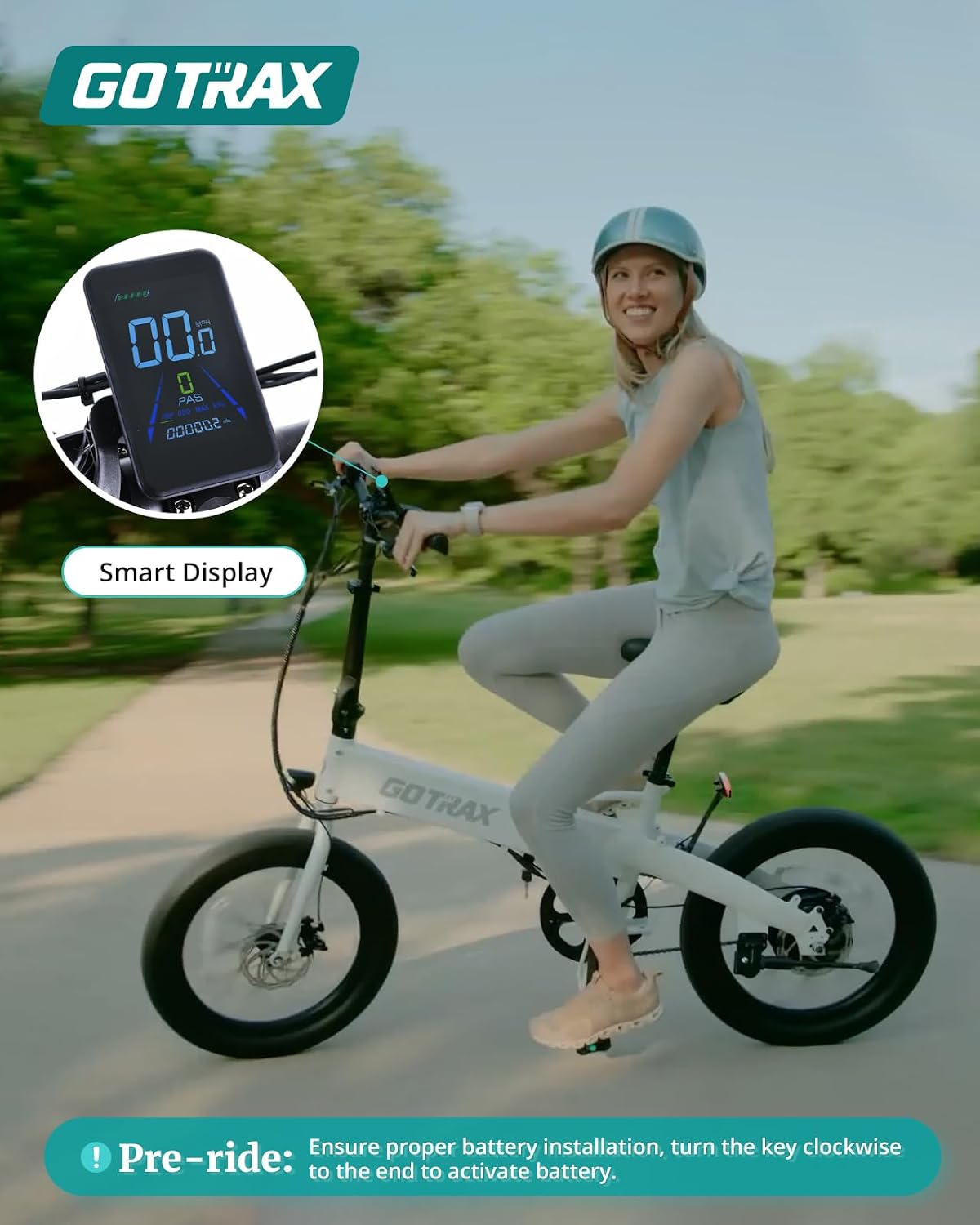 Electric Bike with 40Miles (Pedal-assist1) by 48V