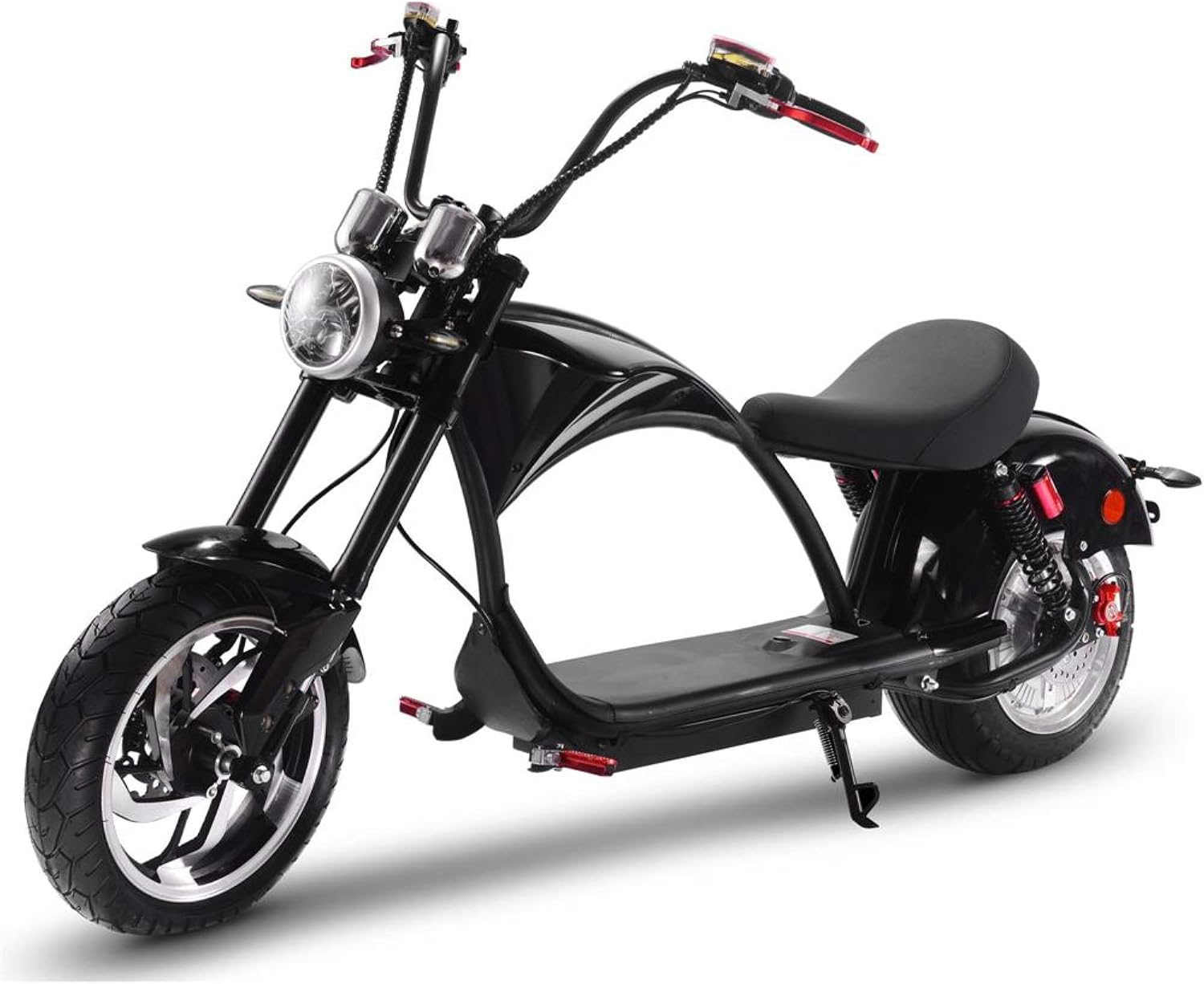 2500W Lowboy Electric Cruiser Scooter – 60V 20Ah Power System (Sleek Black)