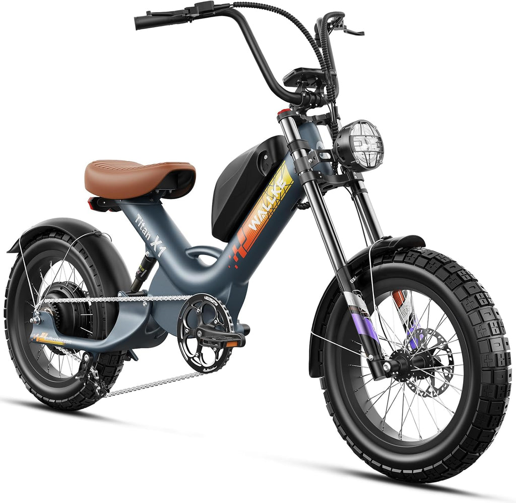 Carbon Fiber All-Terrain Electric Bike - 3800W Peak, 40 MPH, 20" x 5.0" Ultra-Wide Fat Tires, Full Suspension, 4-Piston Hydraulic Brakes, UL 2849 Compliant