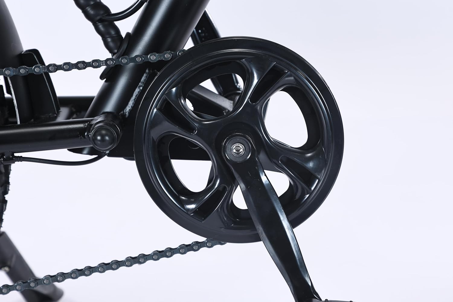 High-Speed Off-Road Fat Tire Electric Mountain Bike | Dual Headlights & 7-Speed