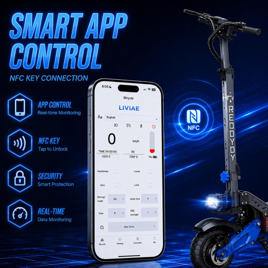 High-Performance Off-Road Dual Motor Electric Scooter – 10000W Peak Quick-Fold E-Scooter with Dual Suspension