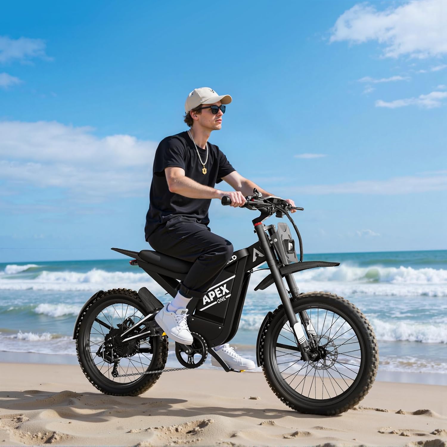 Electric Dirt Bike for Adults Mountain Motorcycle with 1536Wh