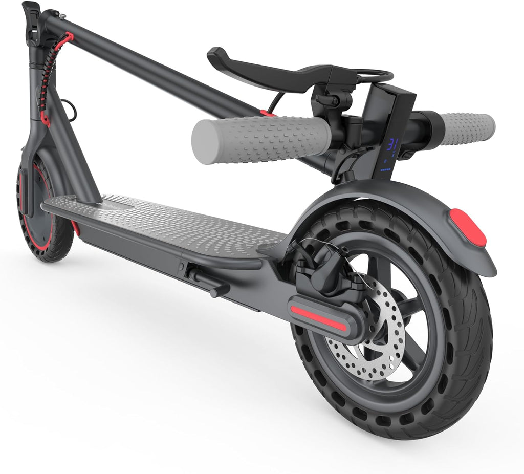Electric Scooter - 8.5"/10''/14'' Solid Tires, 350W/500W Motor, Up to 19/22MPH& 16/21/23/24Miles Long-Range Portable Commuting Scooter for Adults with Double Braking System, App