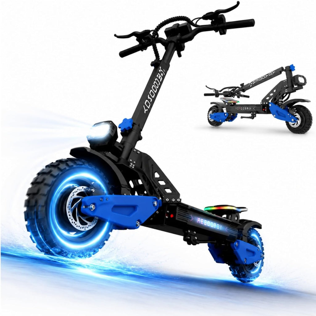 High-Performance Off-Road Dual Motor Electric Scooter – 10000W Peak Quick-Fold E-Scooter with Dual Suspension