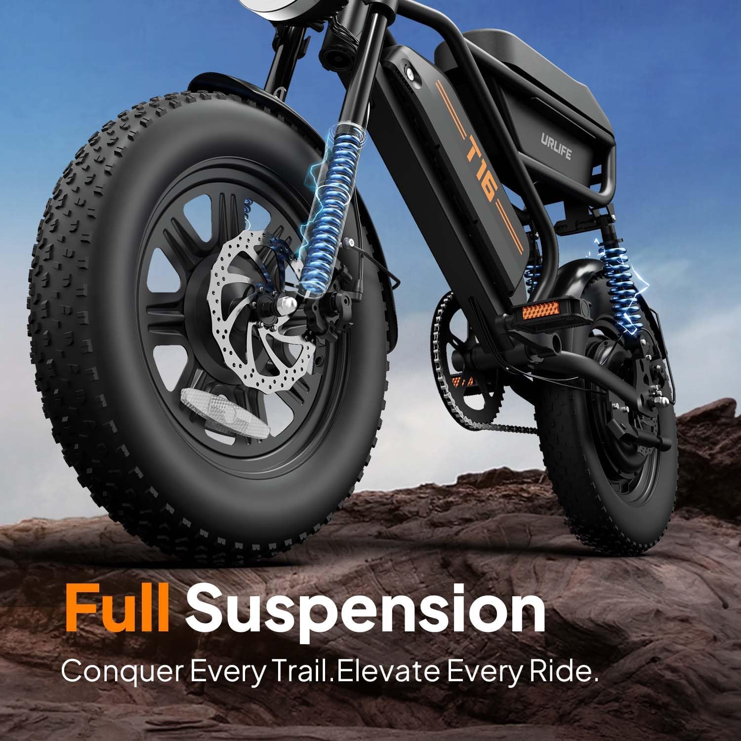 Electric Bike for Adults/Teens, Electric Dirt Bike with Storage Box, 48V 13AH