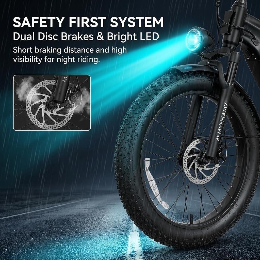 High-Performance Adult Fat Tire Electric Bike | Full Suspension & Long Range