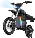 All-Terrain Off-Road Electric Dirt Bike | 5000W Peak Power & 45 MPH High-Speed E-Moto | 52V 20Ah Battery, Full Suspension Trail Bike with 8.9" TFT Display & NFC Keyless Lock