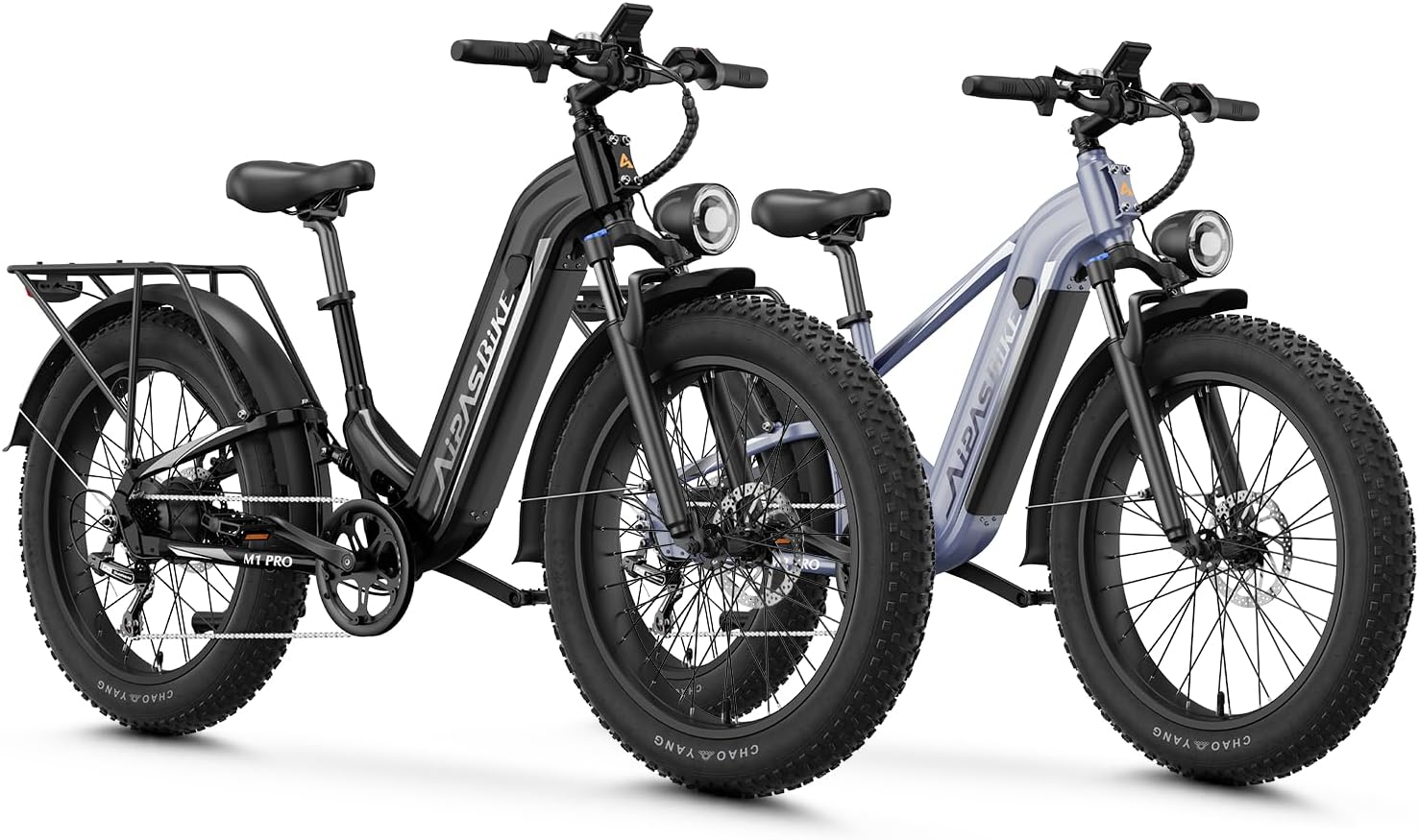 All-Terrain 26" Fat Tire Electric Bike Combo Pack – 1800W Peak Motor, 48V 17.5Ah Removable Battery, 7-Speed 85-Mile Long Range Adult E-Bike Set