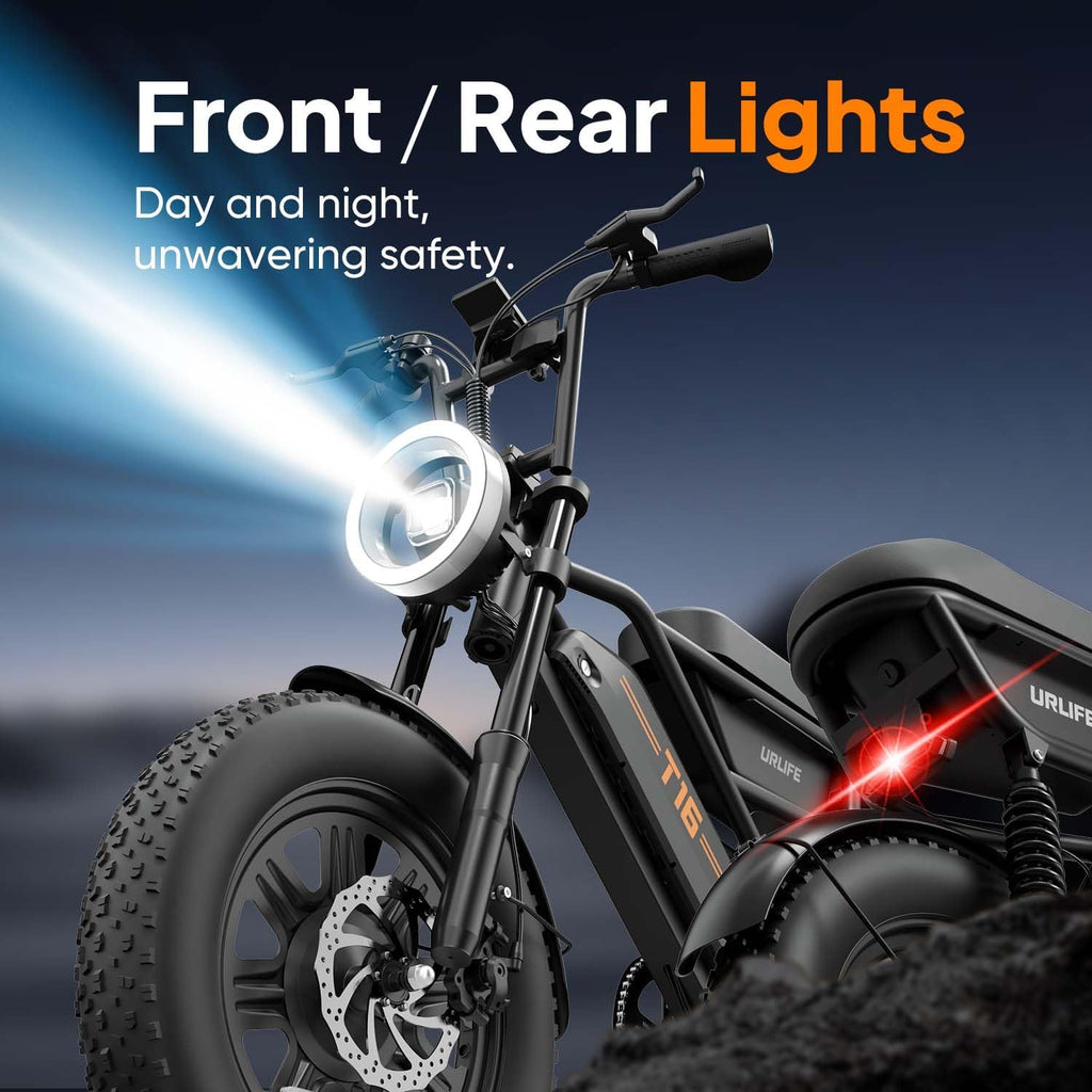 Electric Bike for Adults/Teens, Electric Dirt Bike with Storage Box, 48V 13AH