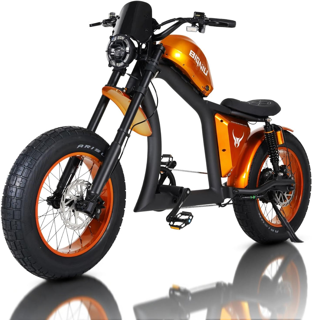 Dual Suspension Electric Bike with Turn Signals | 1500W Motor & 48V High-Capacity Battery