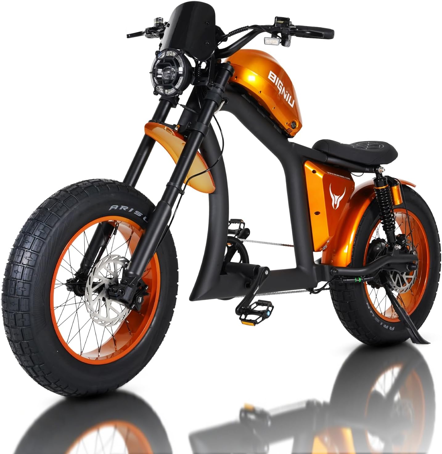 Dual Suspension Electric Bike with Turn Signals | 1500W Motor & 48V High-Capacity Battery