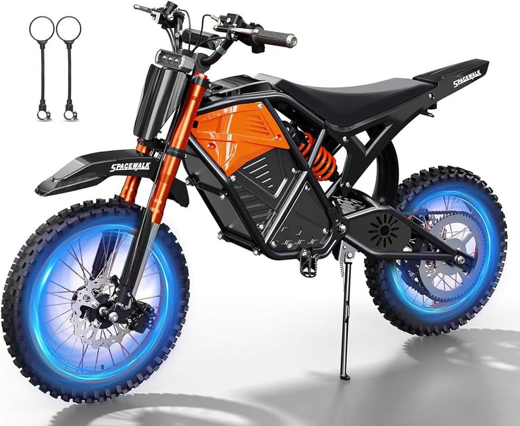 Electric Dirt Bike for Adults Teens, 3500W Peak Motor, Up to 38 MPH, 48V 23Ah