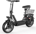 Electric Scooter for Adults, 1000W Peak Motor, 35 Miles of Range Scooter with Seat, 25 MPH Top Speed, 48V 13Ah
