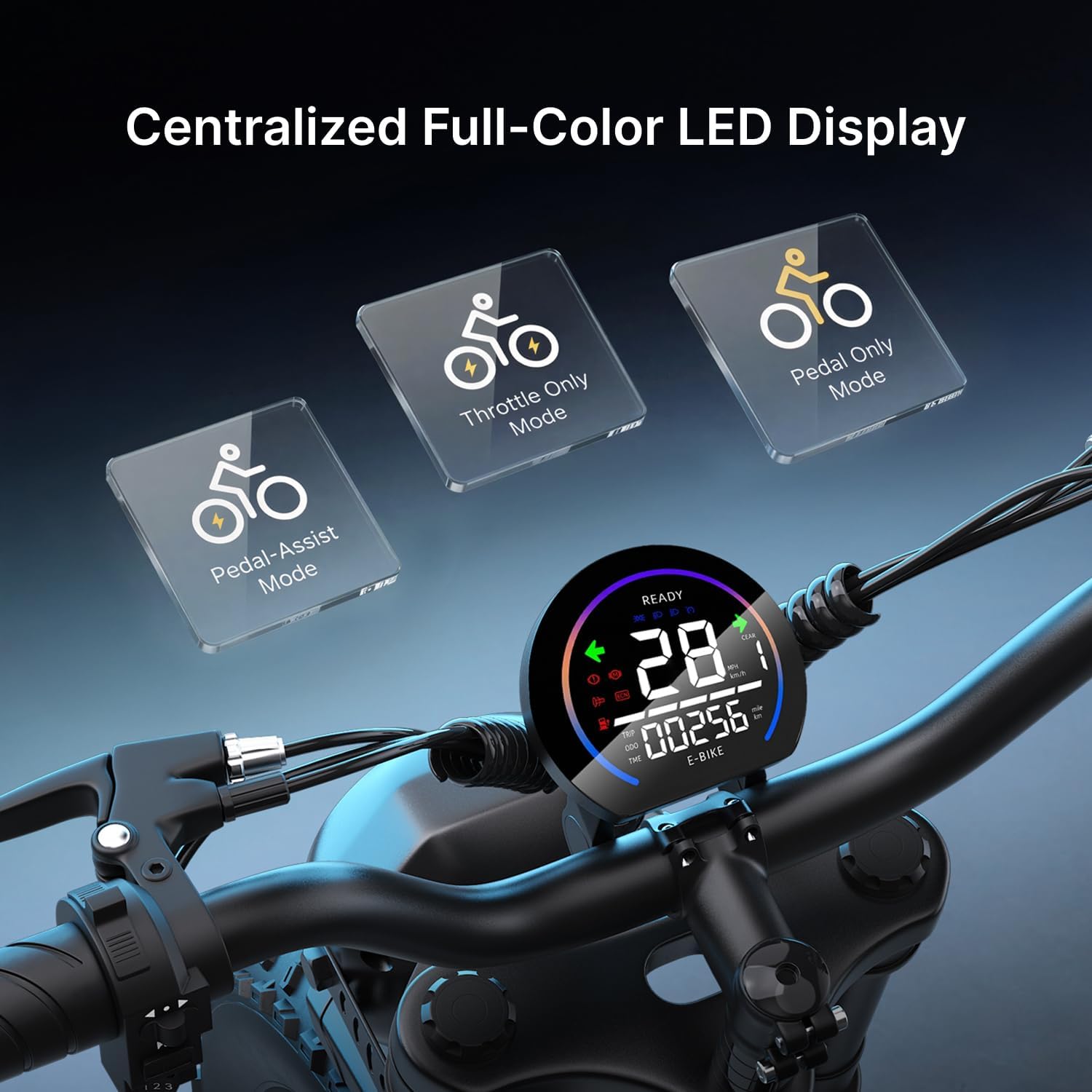 Electric Bike for Adults,2000W Peak Motor&28MPH Electric Dirt Bike，48V 20AH/35AH/60AH