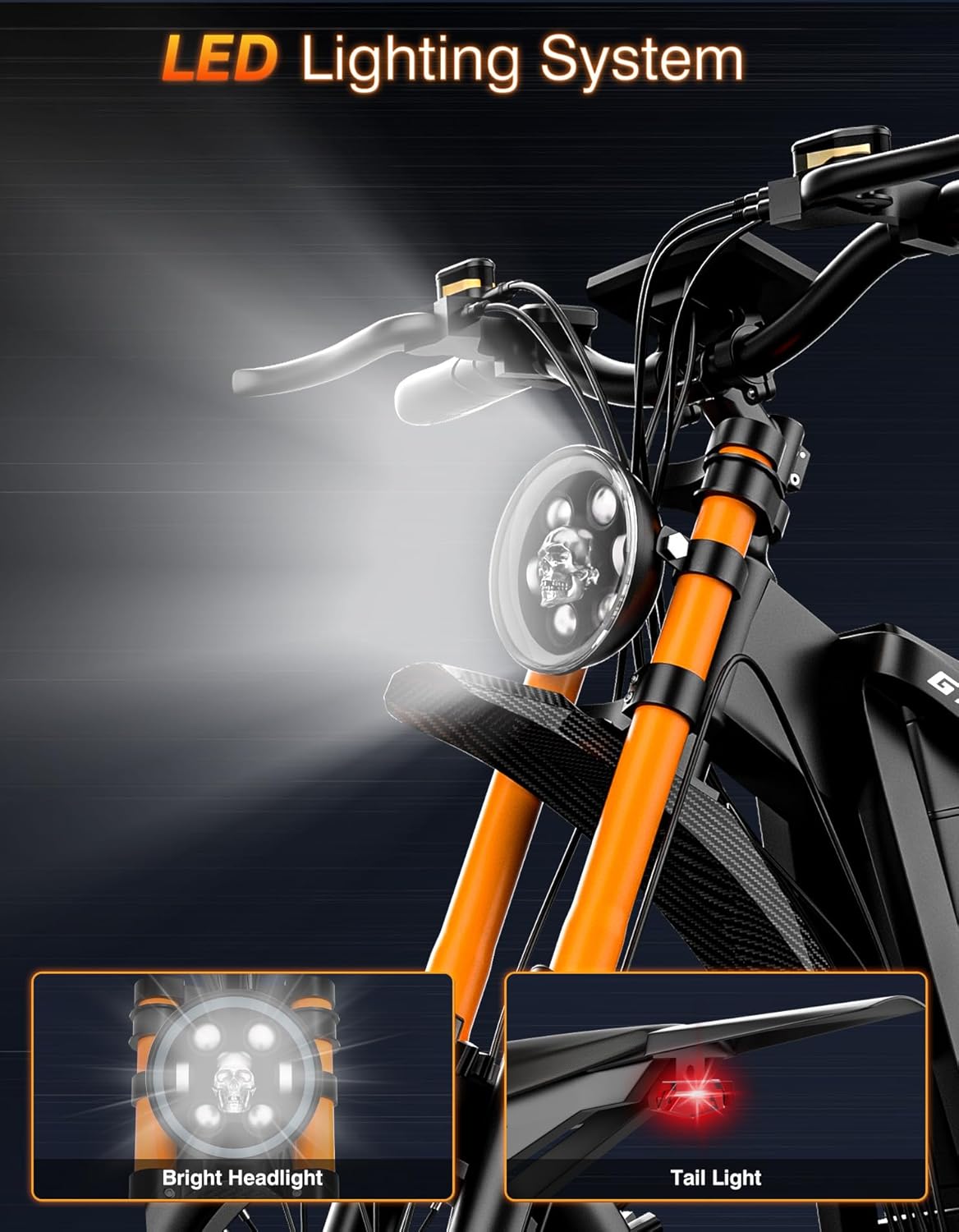 Electric Bike for Adults, 60V 30Ah