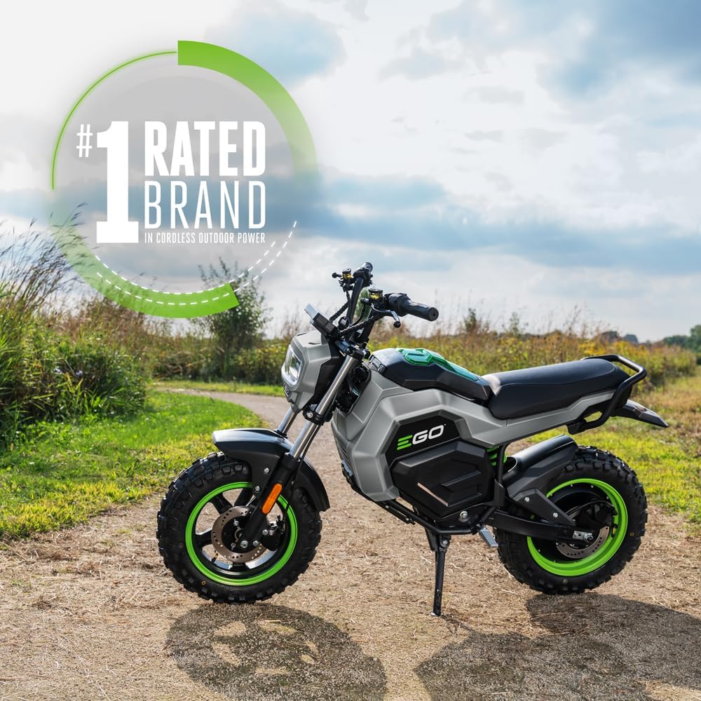 Rear-Suspension Adult Electric Mini Bike – Dual Battery Ports, High-Output Motor (Tool Only)