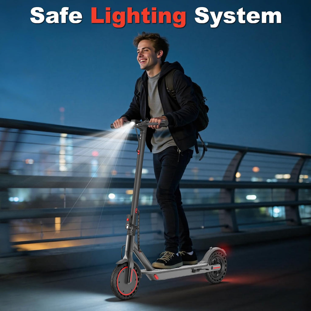 Electric Scooter, 350W/500W/800W/1000W/250W Powerful Motor & 19/22/ 9 MPH Top Speed, 16-28-10 Miles Long Range, Folding E Scooter Choice