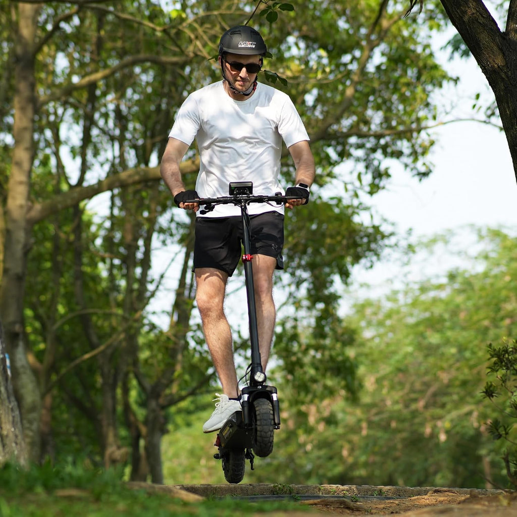 Electric Scooter, Off Road Tires, 800W Motor E-Scooter Up to 25/28 Miles Range,Top Speed 25/28 MPH, Adjustable Handlebar Height,Folding Commuting Electric Scooter for Adults
