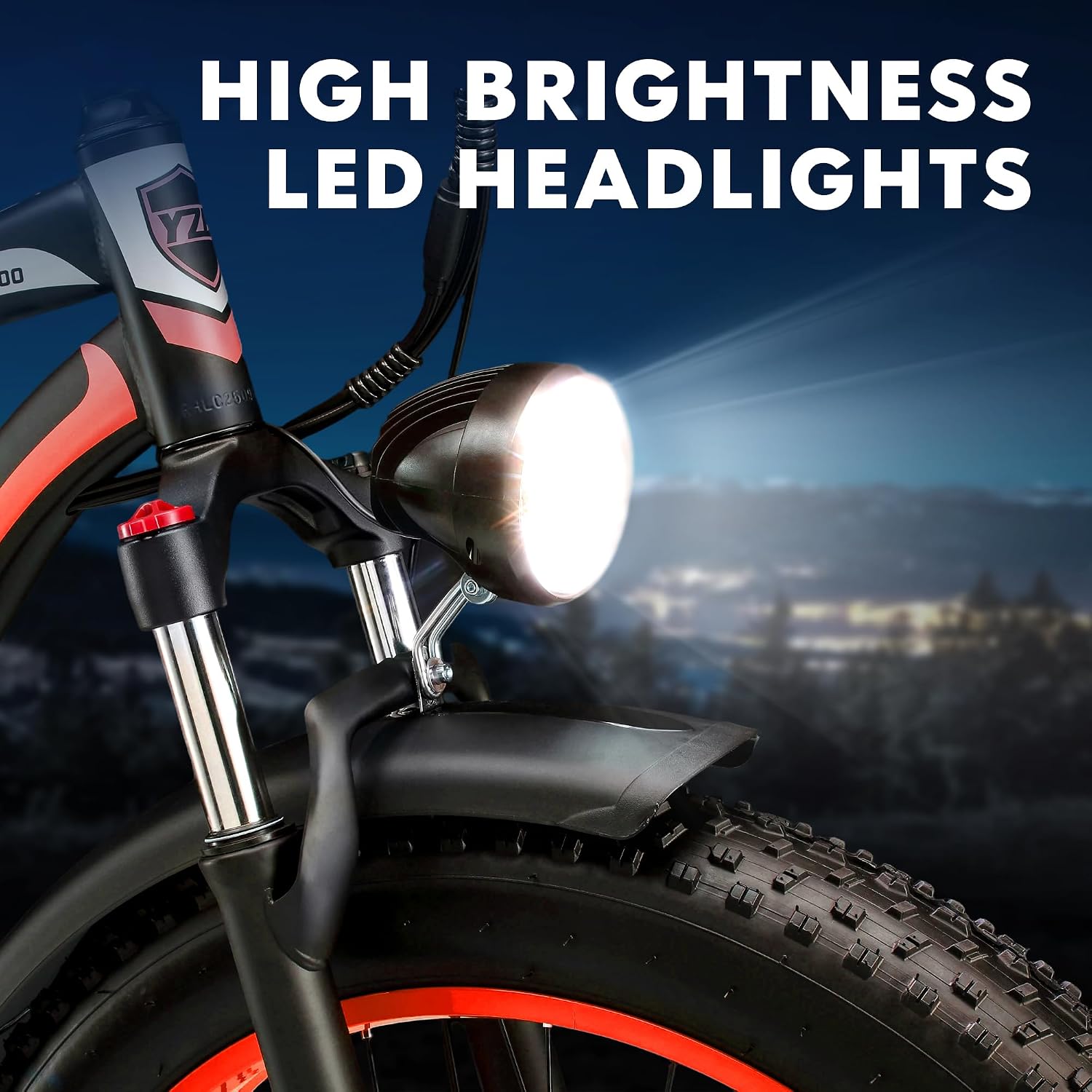 26" All-Terrain Fat Tire Electric Mountain Bike | Peak 2000W UL2849 Certified Adult E-Bike