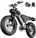 Electric Bike for Adults, 2500W Peak Electric Dirt Bike, 36MPH & 65Miles, 20" Fat Tire All-Terrain E-Bike with 48V 20AH