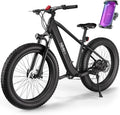 Hiboy Electric Bike for Adults, 28MPH 62.1Miles Range 1000W Peak Motor 48V 13Ah Removable Battery Ebike, 26“ x 4.0” Fat Tire Electric Bicycle, 7 Speed, Hydraulic Suspension, UL Certified