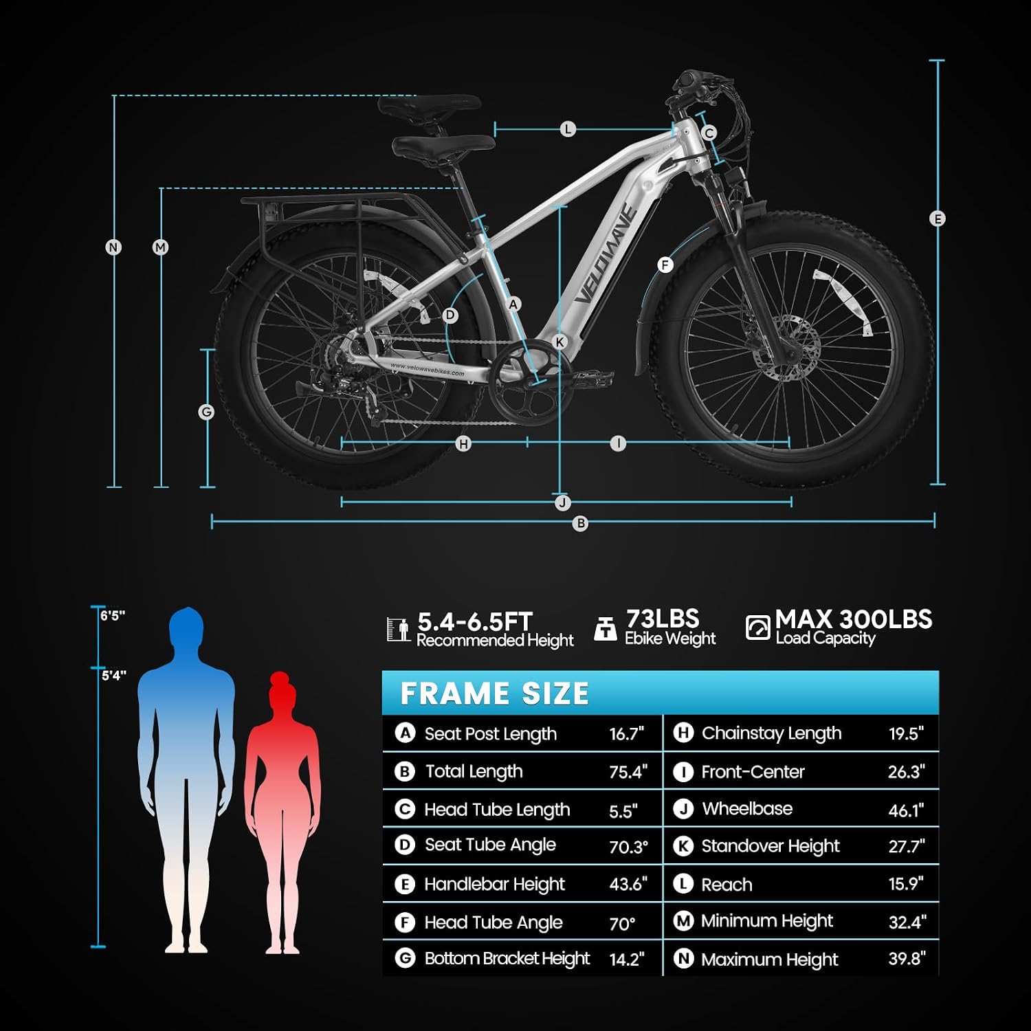 26" Fat Tire Electric Mountain Bike - 1200W Peak Motor, 28MPH High-Speed E-Bike with Removable 48V 15Ah Battery & 7-Speed Gear System